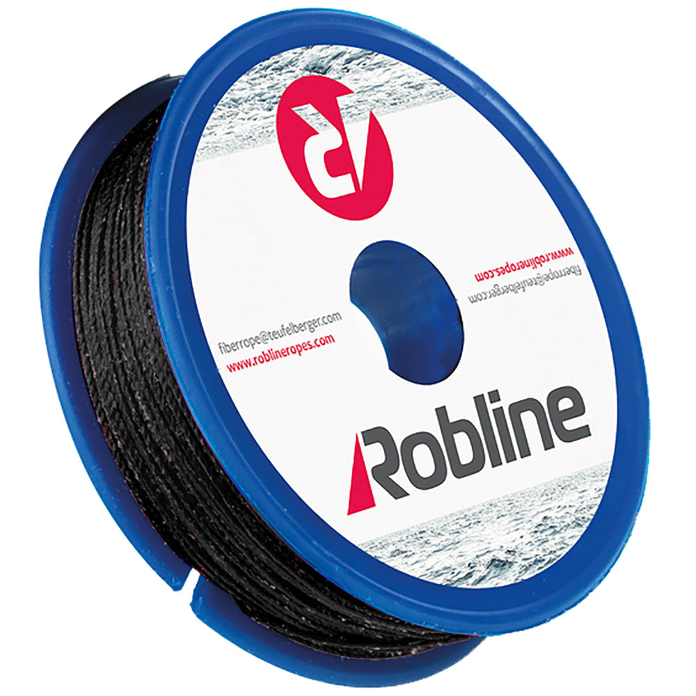 Robline Waxed Whipping Twine - 0.8mm x 40M - Black TYN-08BLKSP