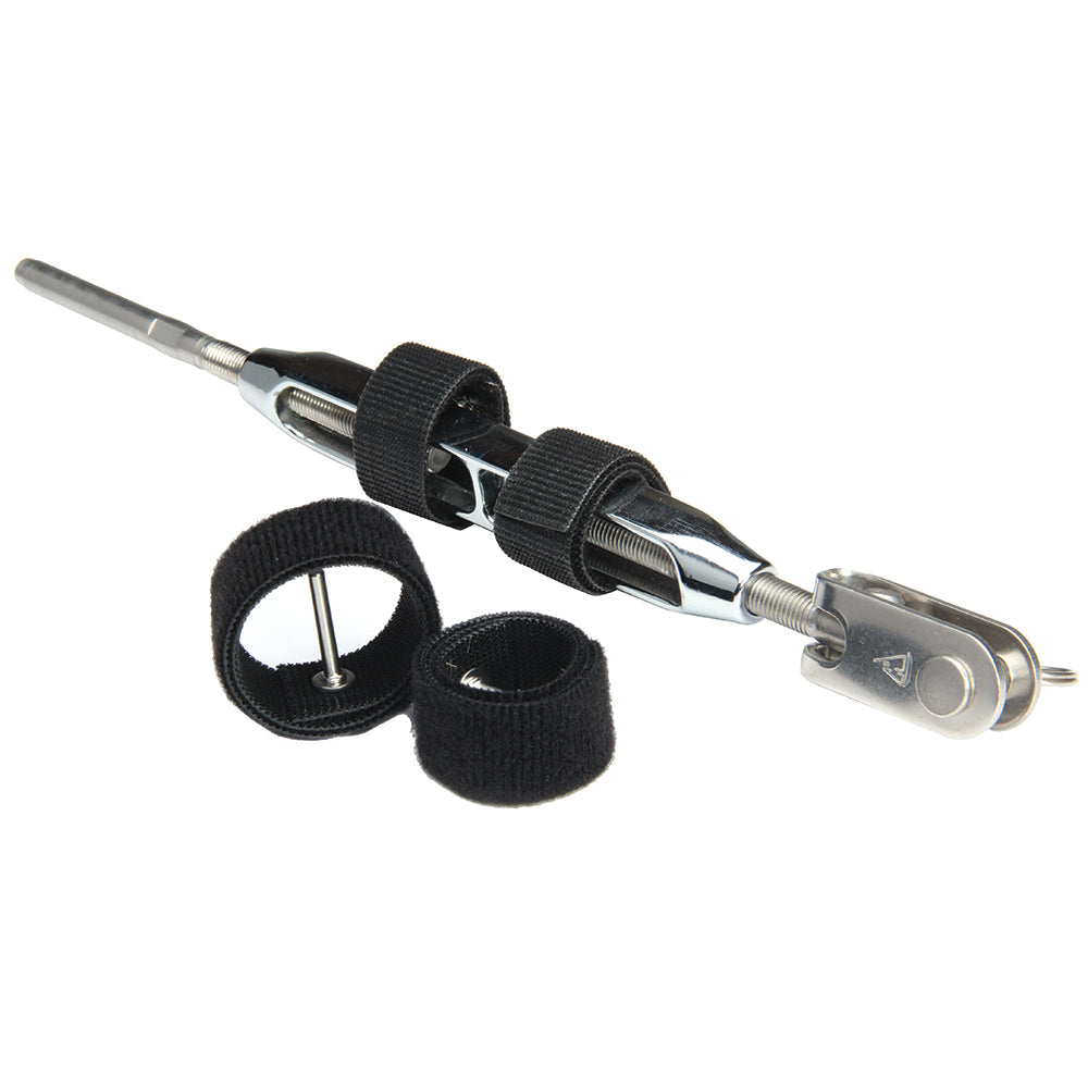 C. Sherman Johnson Wrap Pins Hook & Loop Pin Locking Devices f/Open Body Turnbuckles 5/16" & 3/8" - 2-Pack WRAPC3-P