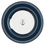 Marine Business Melamine Round Dessert Plate - SAILOR SOUL - 7" Set of 6 14003C