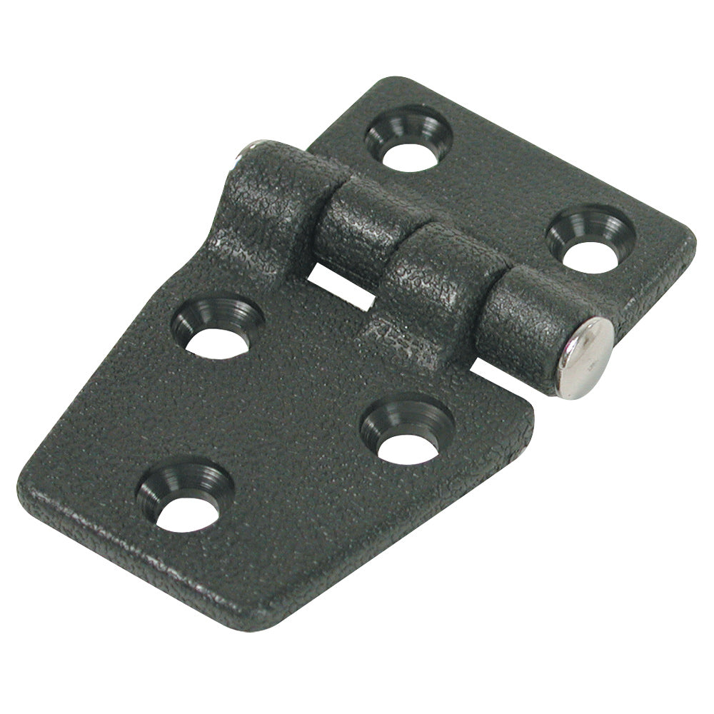 Whitecap Shortside Door Hinge - Black Nylon - 1-3/8" x 2-1/4" S-3032