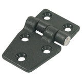 Whitecap Shortside Door Hinge - Black Nylon - 1-3/8" x 2-1/4" S-3032
