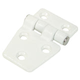Whitecap Shortside Door Hinge - White Nylon - 1-3/8" x 2-1/4" S-3033