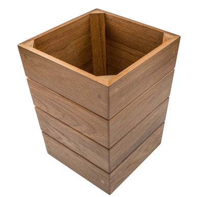 Whitecap Small Waste Basket - Teak 63102