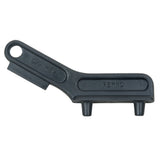 Perko Deck Plate Key, For 1-1/4 in & 1-1/2 in Deck Plates, Black Polymer