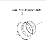 Volvo Penta Flange - Volvo Penta (21508795)