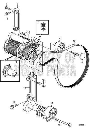 Volvo Penta Belt - Volvo Penta (21405493)