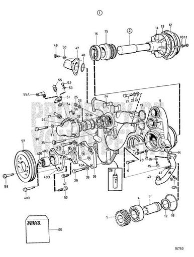 Volvo Penta Gasket - Volvo Penta (826244)