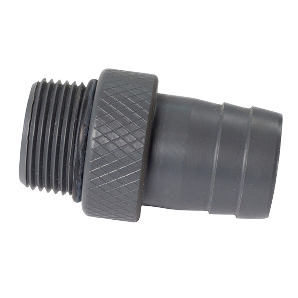 FATSAC 1" Barbed End – w/Suction Stopping Technology-Sac Valve Threads w/O-Rings f/Auto Ballast Systems W733-SS