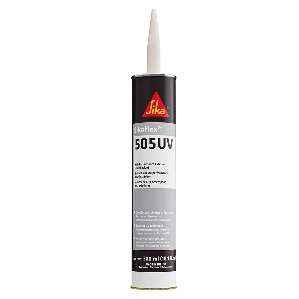 Sika Sikaflex® 505UV High Performance Exterior Grade Sealant - 10.3oz (300ml) Cartridge - White 188024
