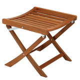 Whitecap Matching Foot Stool - Teak 60072