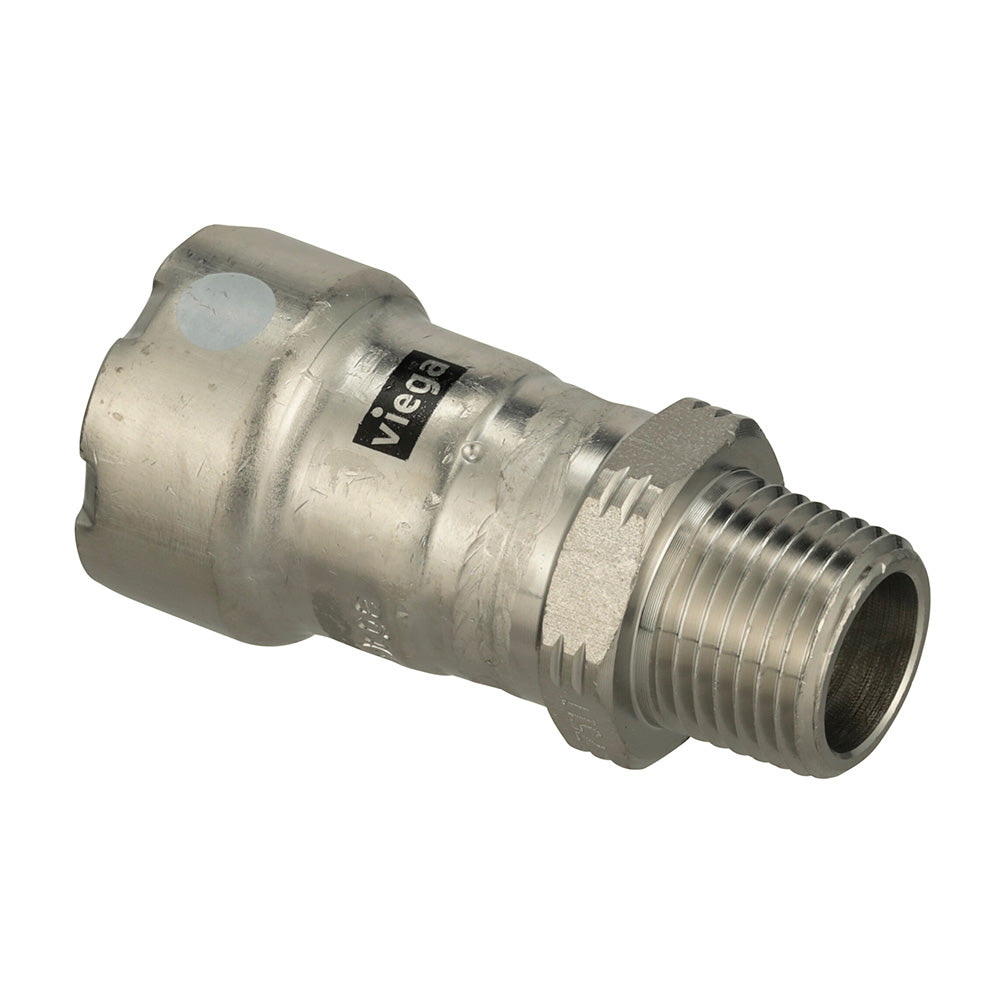 Viega MegaPress 316 FKM MPT Adapter - 1/2" x 1/2" (MPT) 91205