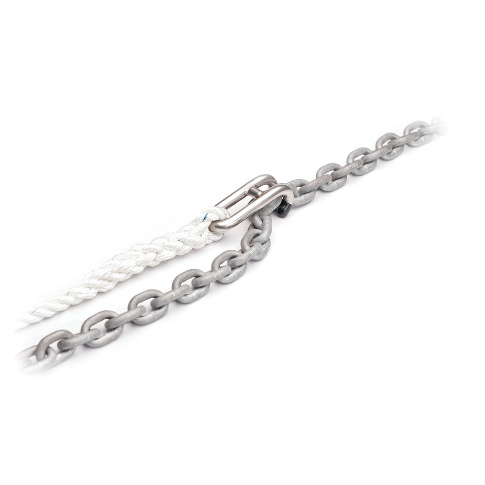 C. Sherman Johnson "Captain Hook" Chain Snubber Large Snubber Hook f/3/8" & 1/2" Chain w/15' of 5/8" 3 Strand Nylon 46-475