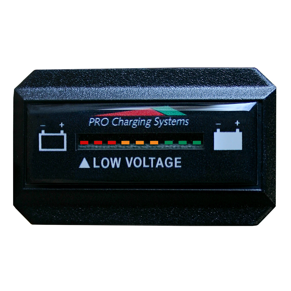 Dual Pro Battery Fuel Gauge - DeltaView® Link Compatible - Rectangle - 72V System (6-12V Batteries, 12-6V Batteries, 9-8V Batteries) BFGWOVR72V