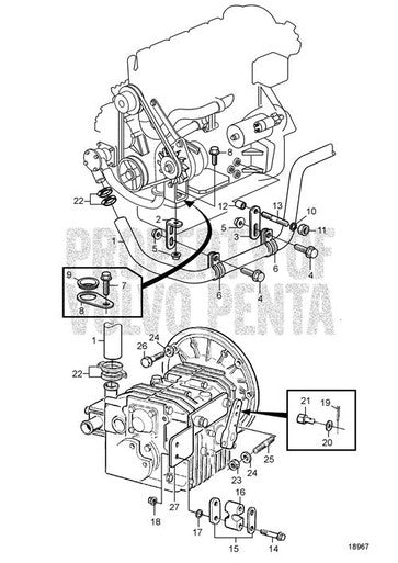 Volvo Penta Hose (V2) - Volvo Penta (3583077)