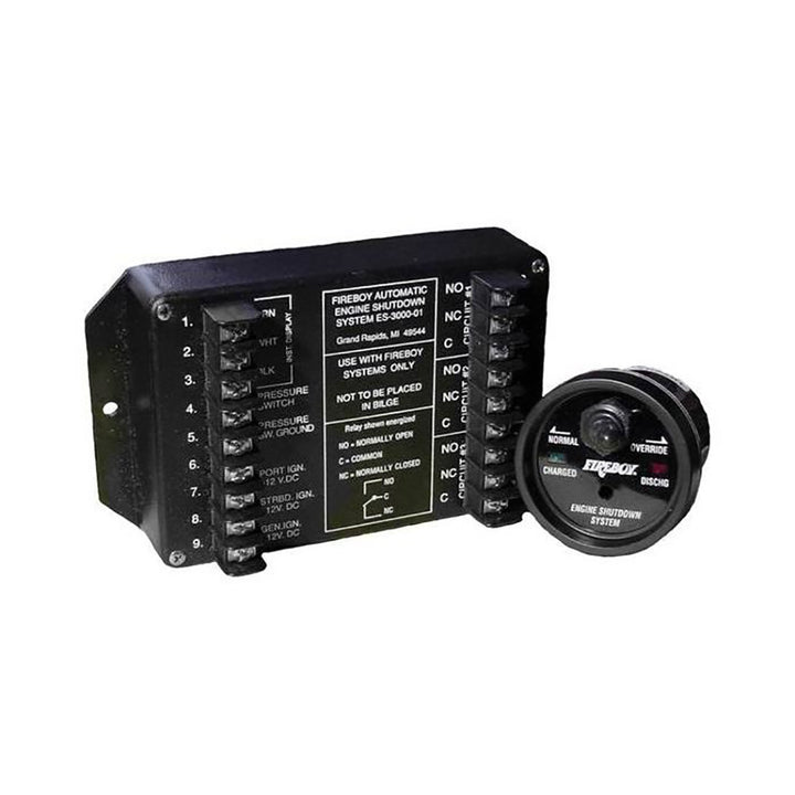 Fireboy-Xintex 8 Circuit Engine Shutdown w/Time Delay - Round Display ES-8015-01