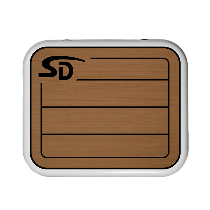 SeaDek YETI Roadie 24 Teak Cooler Pad - 6mm - Mocha/Black 53637-80093