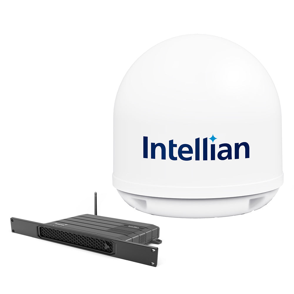 Intellian FB250 Inmarsat Fleet Broadband Maritime Terminal w/ 19" Rack Mount BDU F4-A250-R