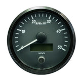 VDO SingleViu 100mm (4") Tachometer - 5000 RPM A2C3832790030