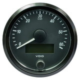 VDP SingleViu 80mm (3-1/8") Speedometer - 60 KM/H A2C3832890030