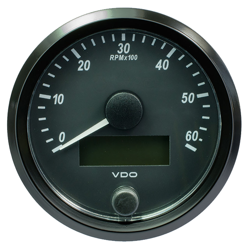 VDO SingleViu 80mm (3-1/8") Tachometer - 6,000 RPM A2C3833010030