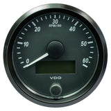 VDO SingleViu 80mm (3-1/8") Tachometer - 6,000 RPM A2C3833010030