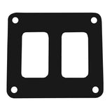 Pacer Switch Panel - 2 Switch & 1 Row - 3" x 2.75" - Black Powder Coated Aluminum PSC-21-BK