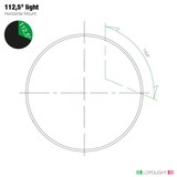 Lopolight LED Starboard Navigation Light, 2nm, 10-32VDC, IP68