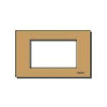 Vimar 8000 Series 3 Special Module Cover Plate, For 3-Module Flush Mounting Boxes, Snap-Fix
