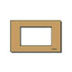 Vimar 8000 Series 3 Special Module Cover Plate, For 3-Module Flush Mounting Boxes, Snap-Fix