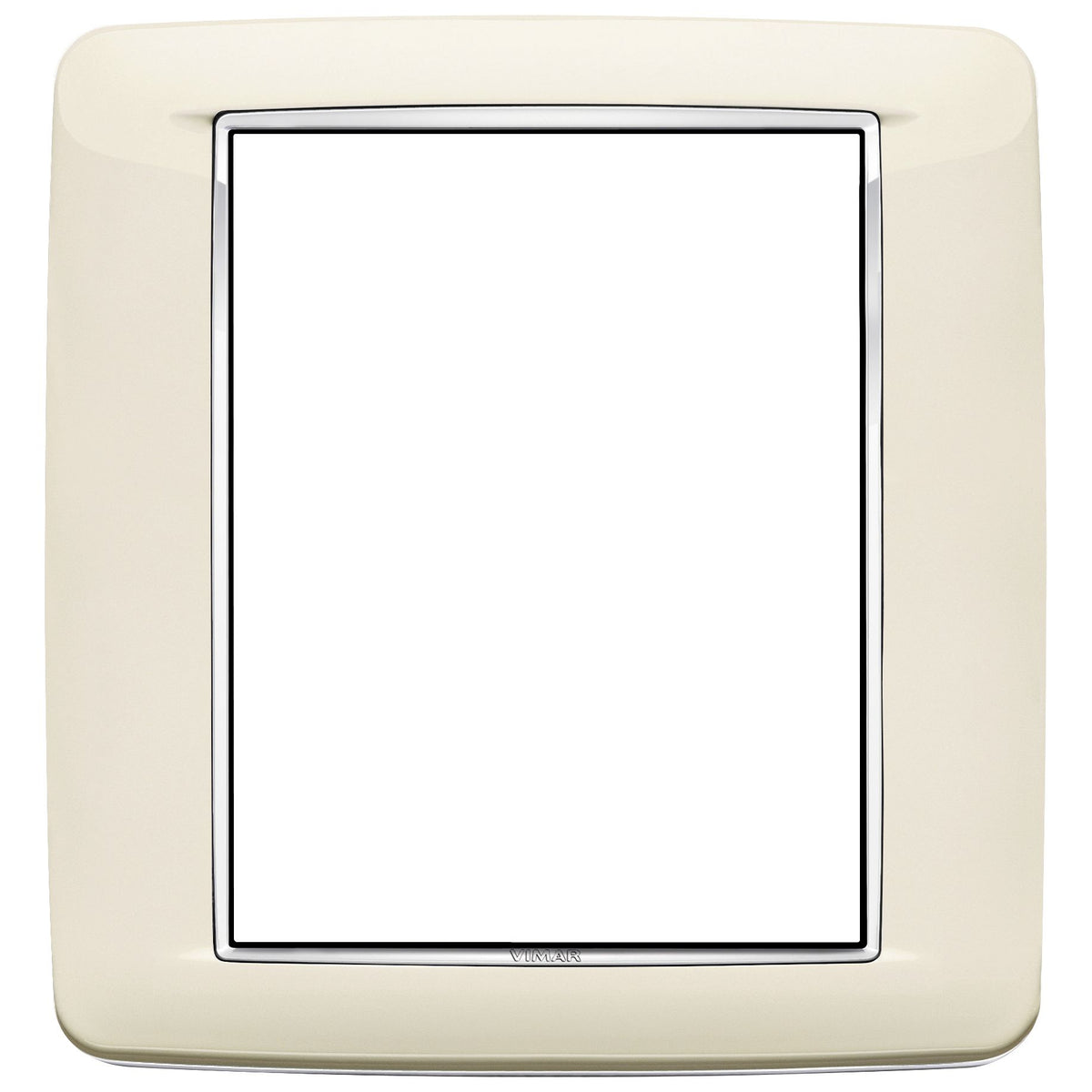 Vimar Eikon Round Cover Plate, 8 (4+4)-Module