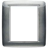 Vimar Eikon Round Cover Plate, 8 (4+4)-Module