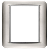 Vimar Eikon Round Cover Plate, 8 (4+4)-Module