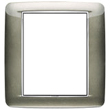 Vimar Eikon Round Cover Plate, 8 (4+4)-Module