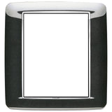 Vimar Eikon Round Cover Plate, 8 (4+4)-Module
