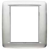 Vimar Eikon Round Cover Plate, 8 (4+4)-Module