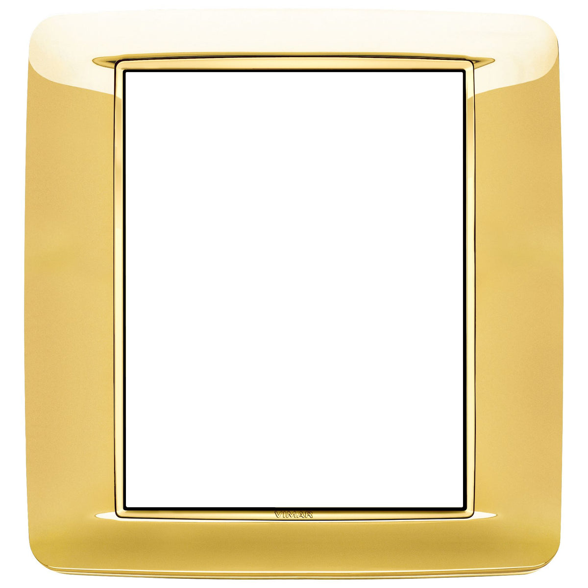 Vimar Eikon Round Cover Plate, 8 (4+4)-Module