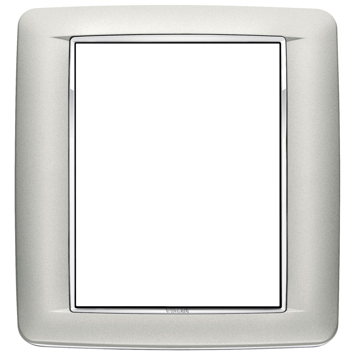 Vimar Eikon Round Cover Plate, 8 (4+4)-Module
