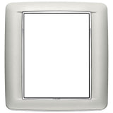 Vimar Eikon Round Cover Plate, 8 (4+4)-Module