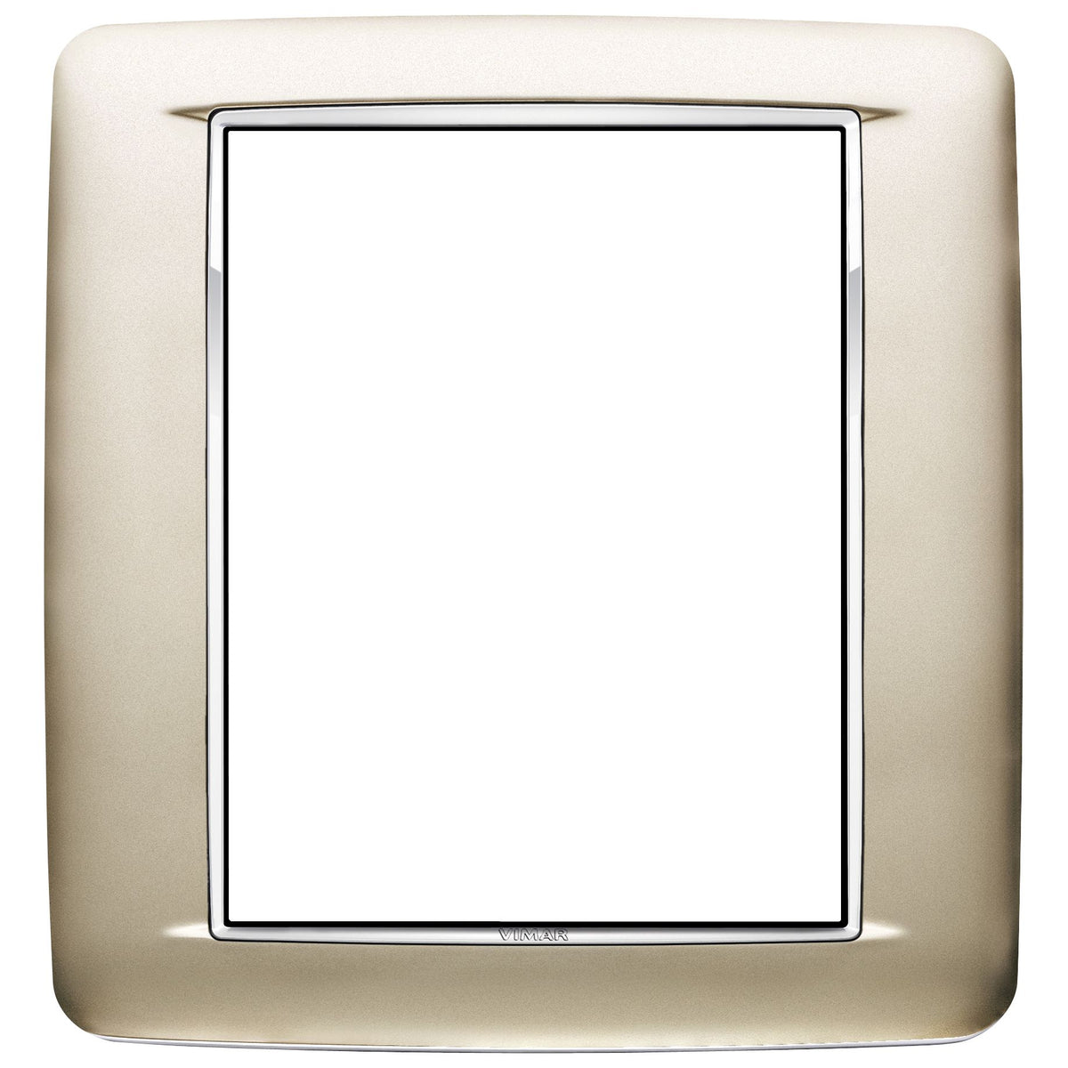 Vimar Eikon Round Cover Plate, 8 (4+4)-Module