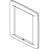 Vimar Eikon Round Cover Plate, 8 (4+4)-Module