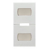 Vimar Eikon Interchangeable 1-Module Button, Thermoplastic