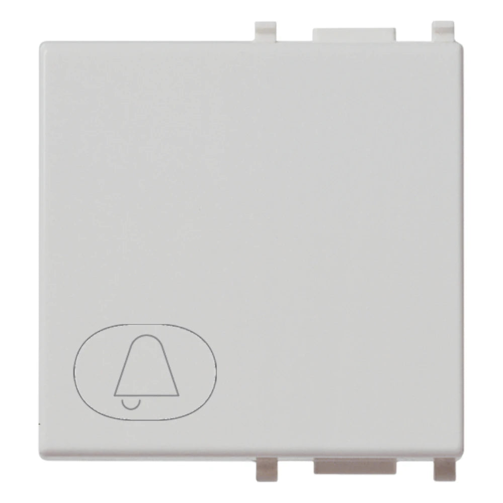 Vimar Plana Interchangeable 2-Module Button, Lightable, IP40