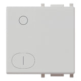 Vimar Plana Interchangeable 2-Module Button, Lightable, IP40