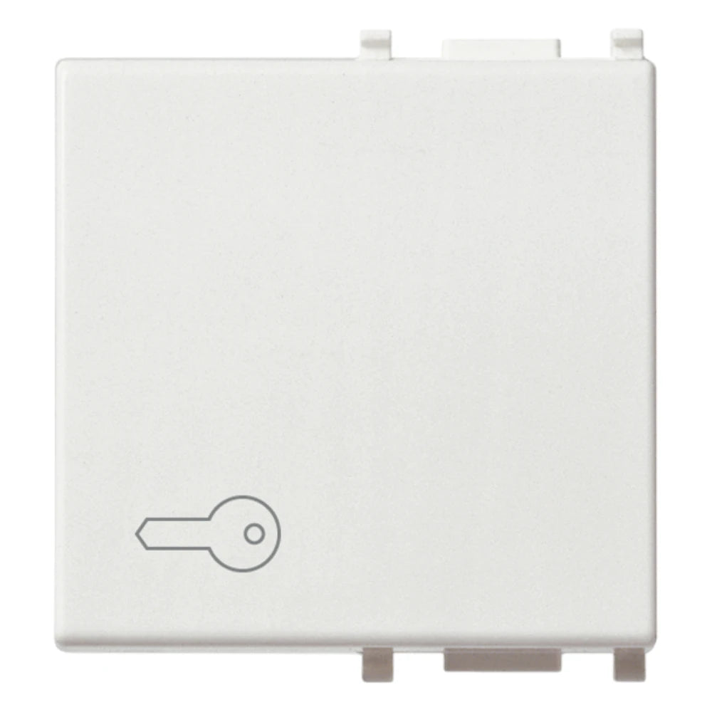 Vimar Plana Interchangeable 2-Module Button, Lightable, IP40