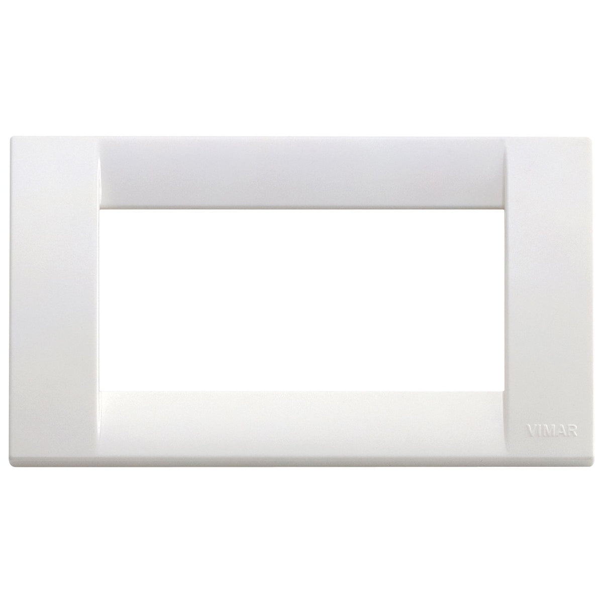 Vimar Idea Classica 4-Module Cover Plate, Horizontal/Vertical Mounting, 145 x 82 mm, Thermoplastic