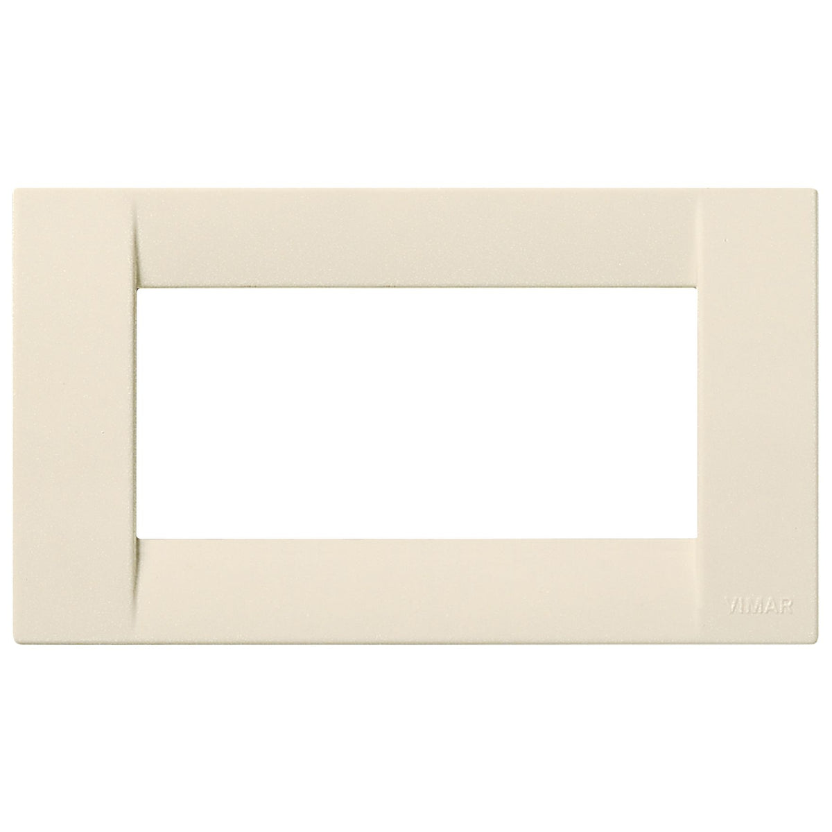 Vimar Idea Classica 4-Module Cover Plate, Horizontal/Vertical Mounting, 145 x 82 mm, Thermoplastic