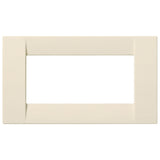 Vimar Idea Classica 4-Module Cover Plate, Horizontal/Vertical Mounting, 145 x 82 mm, Thermoplastic