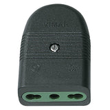 Vimar Mille Series P17/11 Axial Socket Outlet, 2P+E, 16A, 250V, IP20