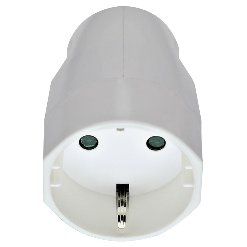 Vimar Supernova 2P+E German Type F Axial Socket Outlet, 16A, 250V, IP20, Screwed Terminal