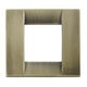 Vimar Idea Classica Cover Plate, 1-Module or 2-Reduced-Module, Die-Cast Metal